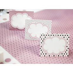 Cedulka růžová SWEETS 6 ks